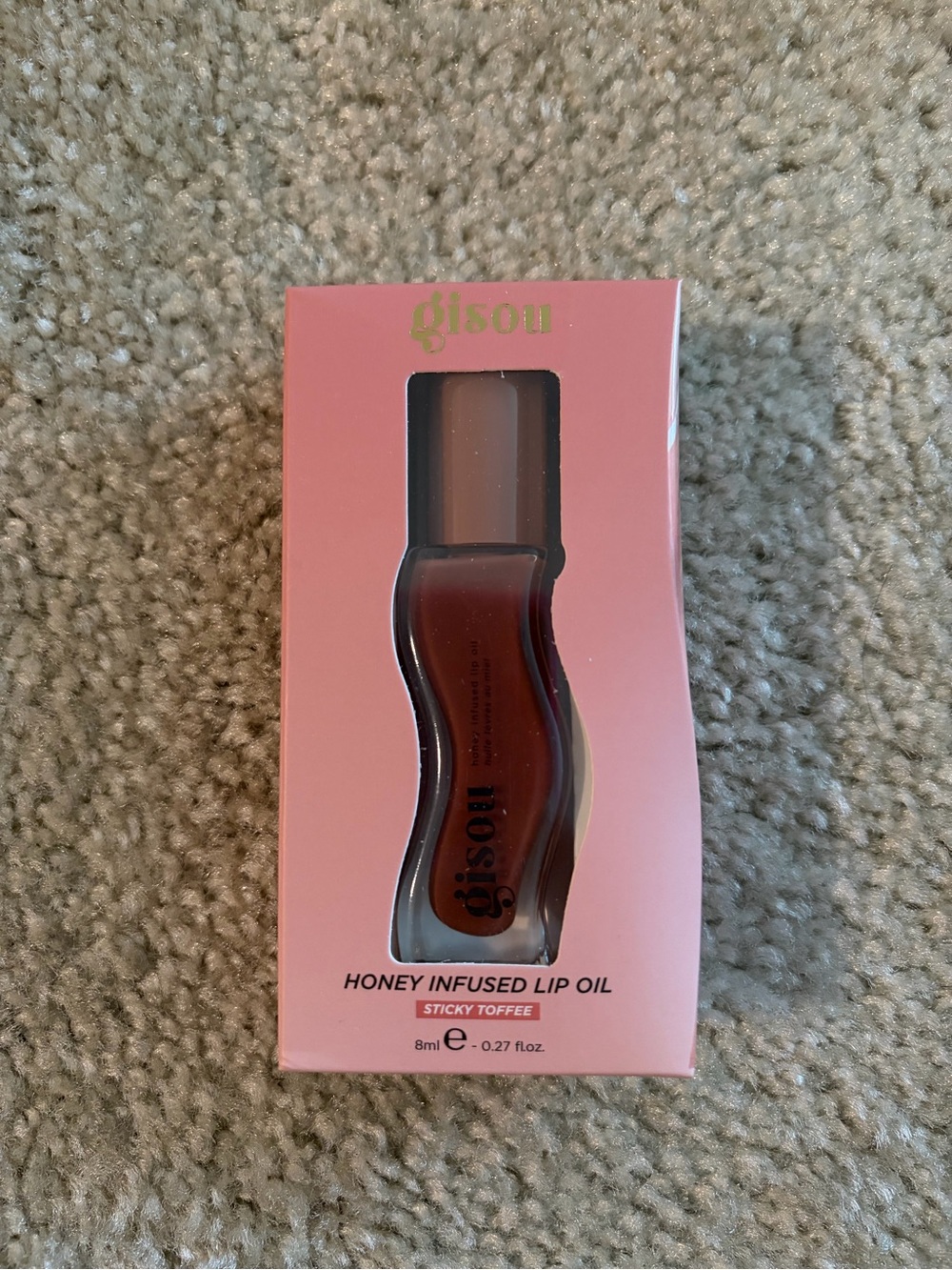Gisou Honey Infused Lip Oil — Sticky Toffee NWT